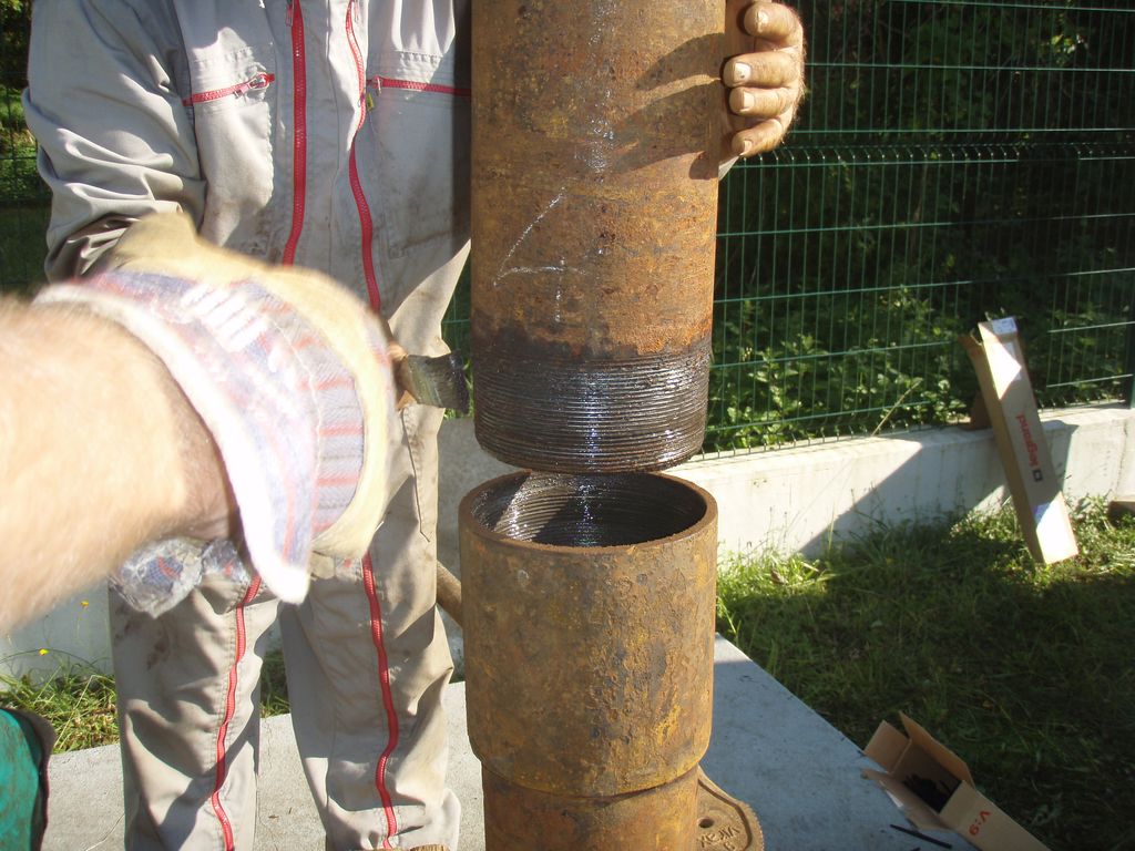remontage colonne pompe